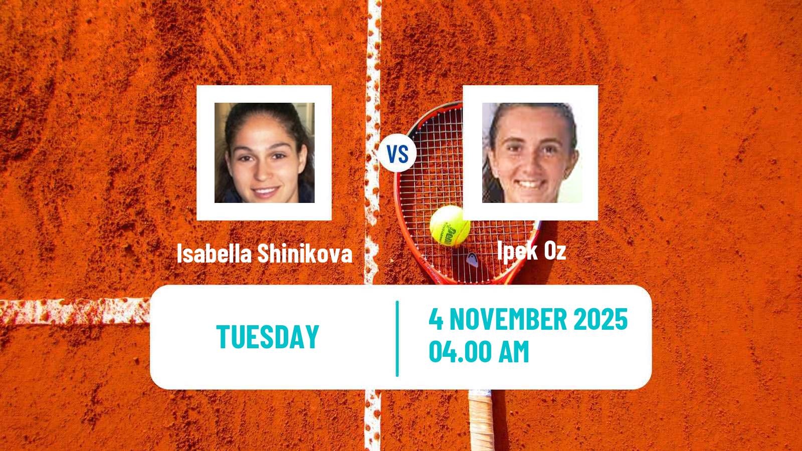 Tennis ITF W35 Liberec Women Isabella Shinikova - Ipek Oz