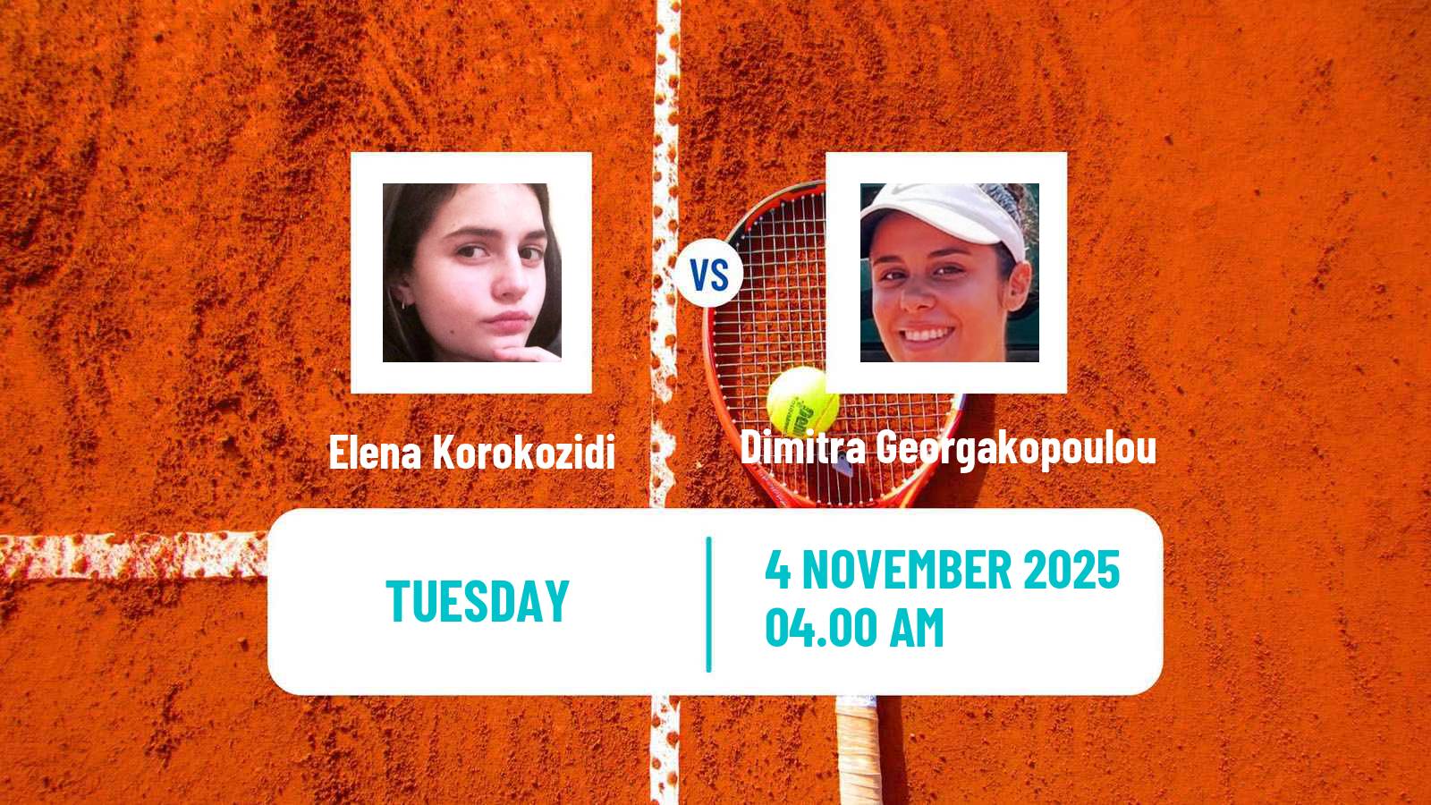 Tennis ITF W15 Heraklion 7 Women Elena Korokozidi - Dimitra Georgakopoulou