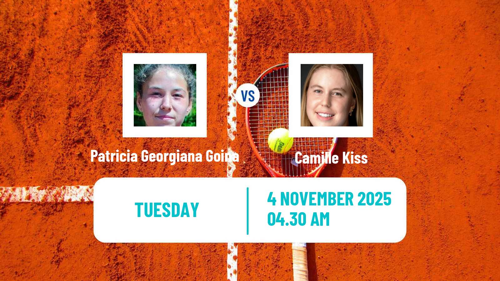 Tennis ITF W15 Szabolcsveresmart Women Patricia Georgiana Goina - Camille Kiss