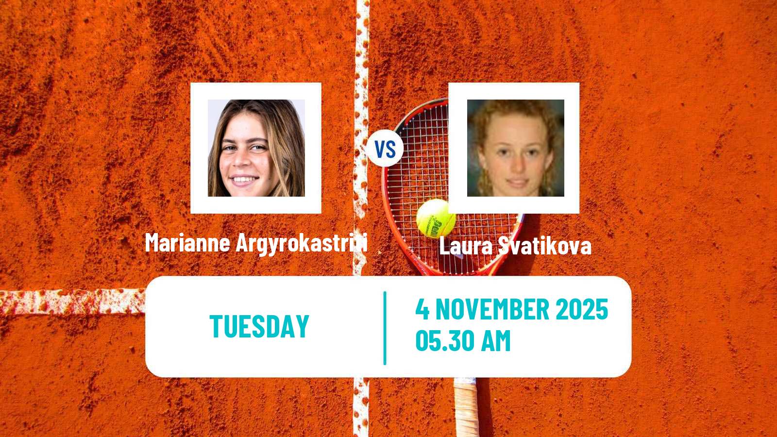 Tennis ITF W15 Heraklion 7 Women Marianne Argyrokastriti - Laura Svatikova