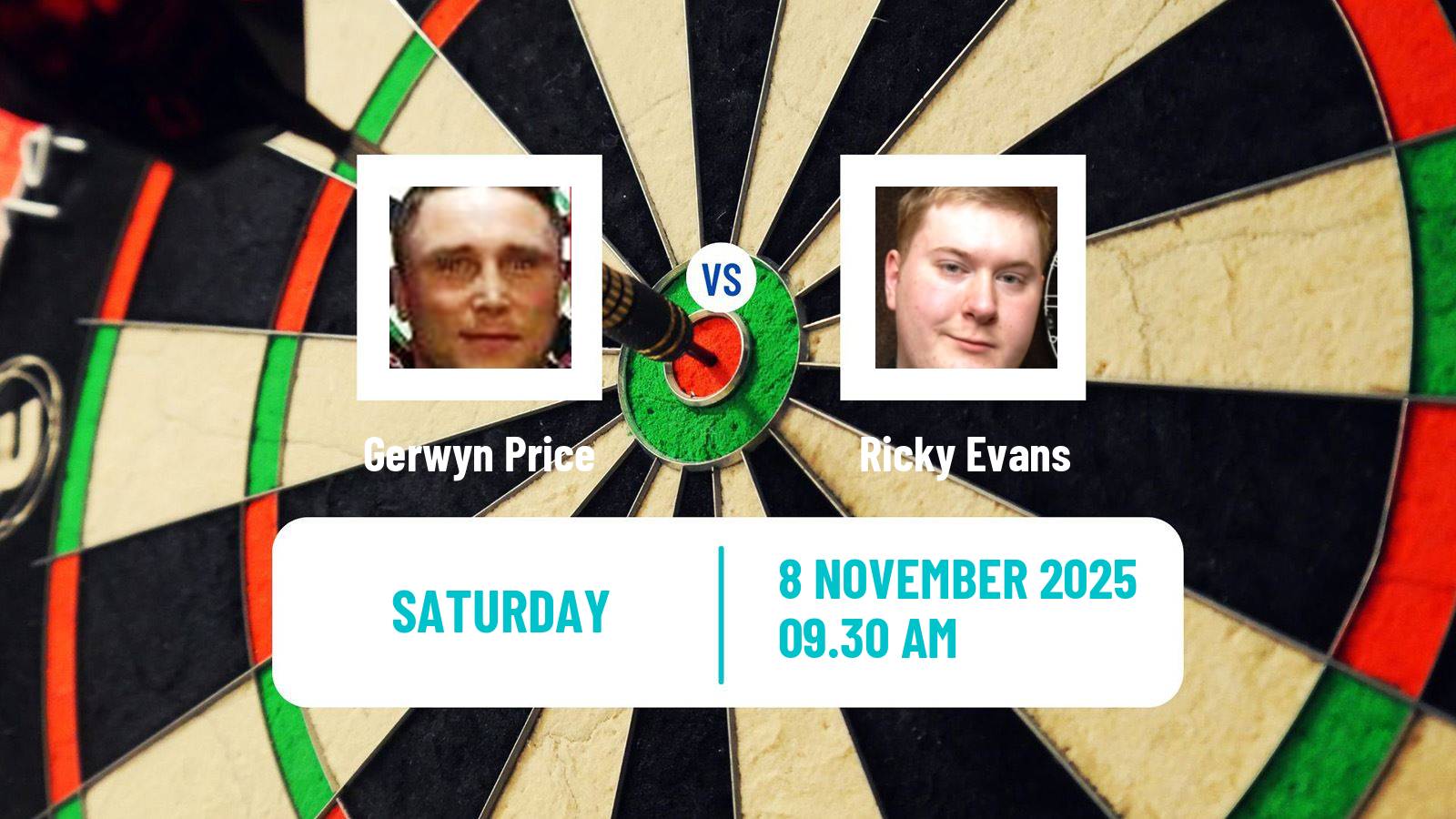 Darts Grand Slam Gerwyn Price - Ricky Evans