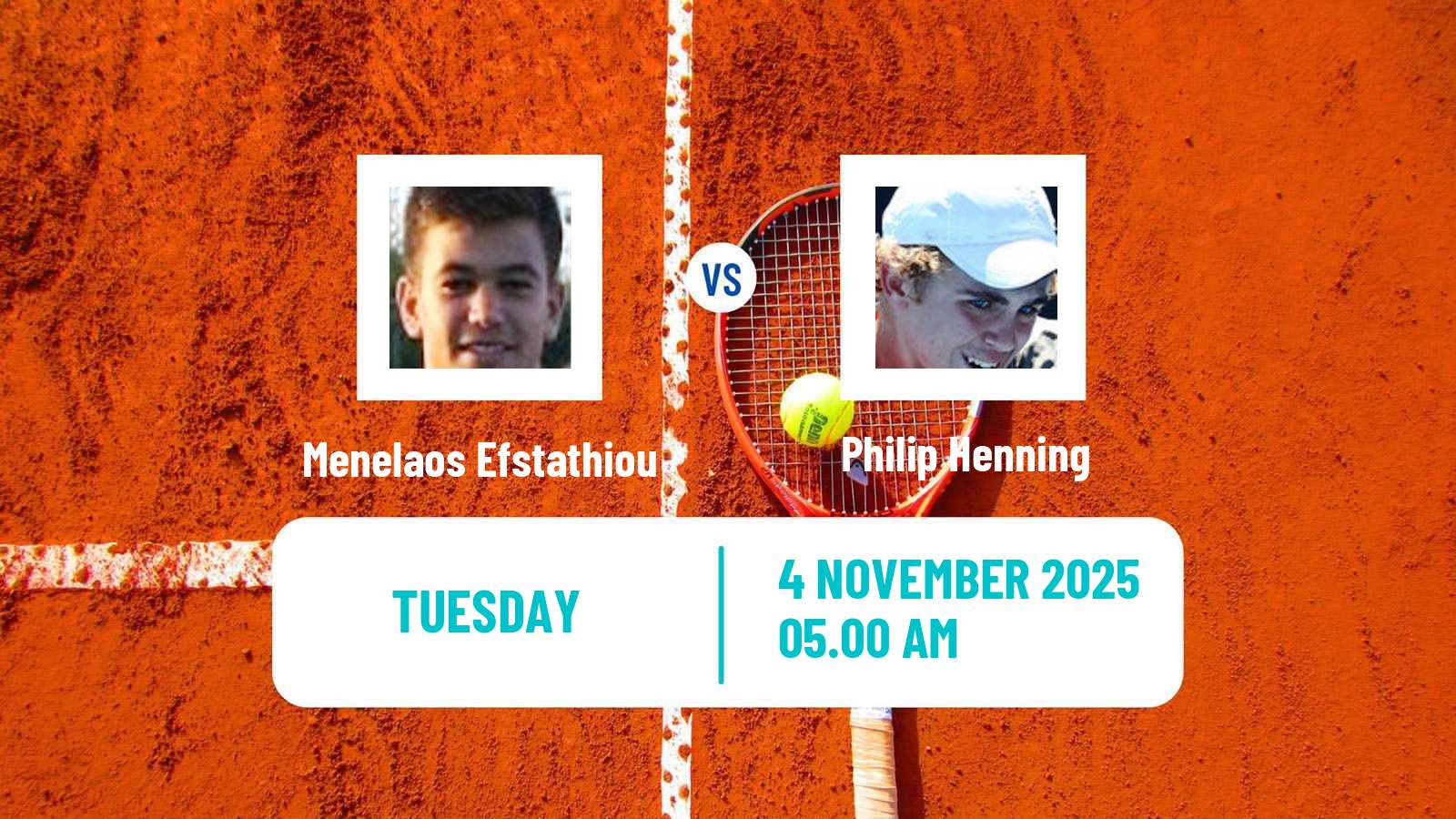 Tennis ITF M15 Heraklion 13 Men Menelaos Efstathiou - Philip Henning