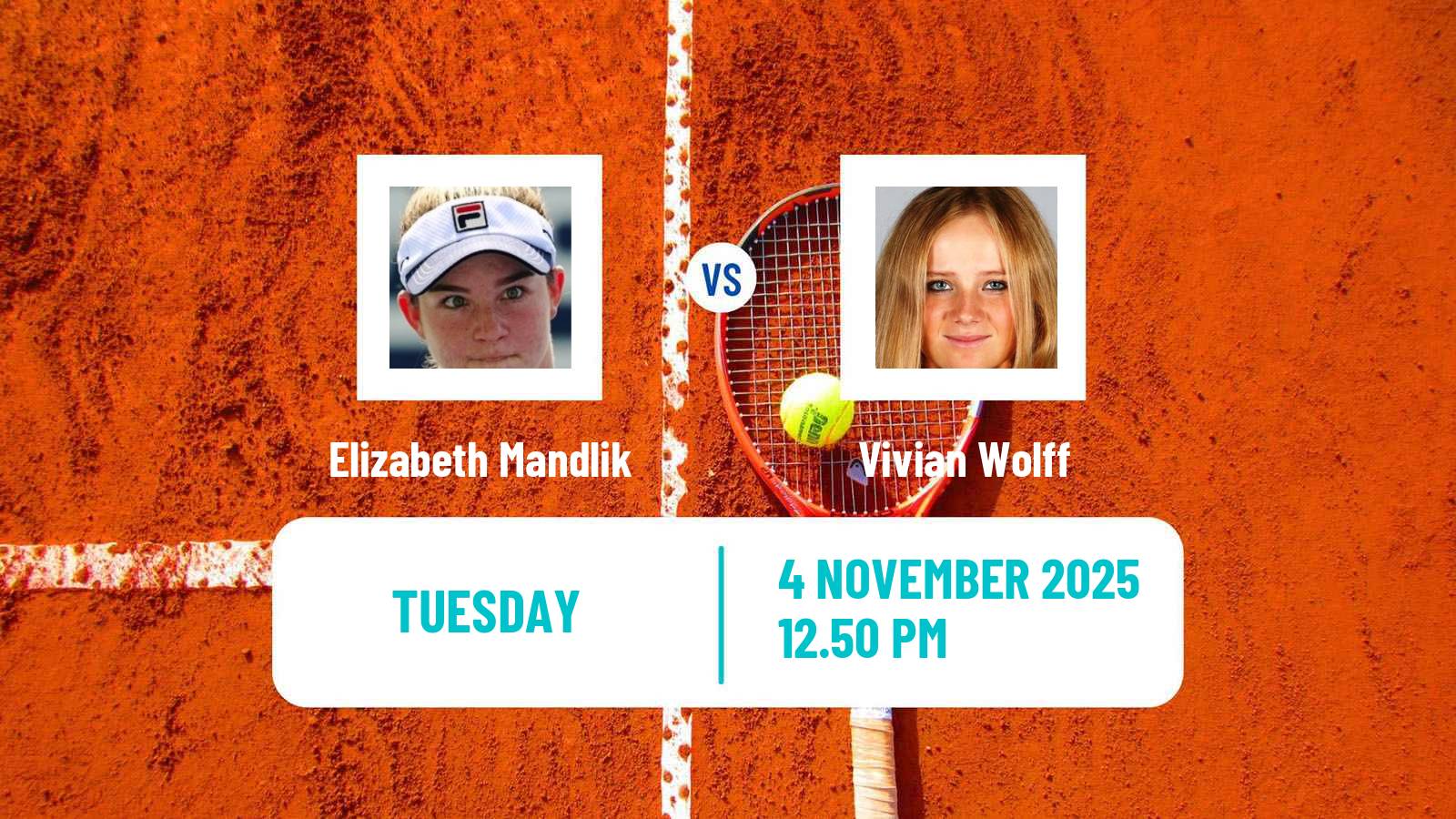 Tennis Austin Challenger Women Elizabeth Mandlik - Vivian Wolff