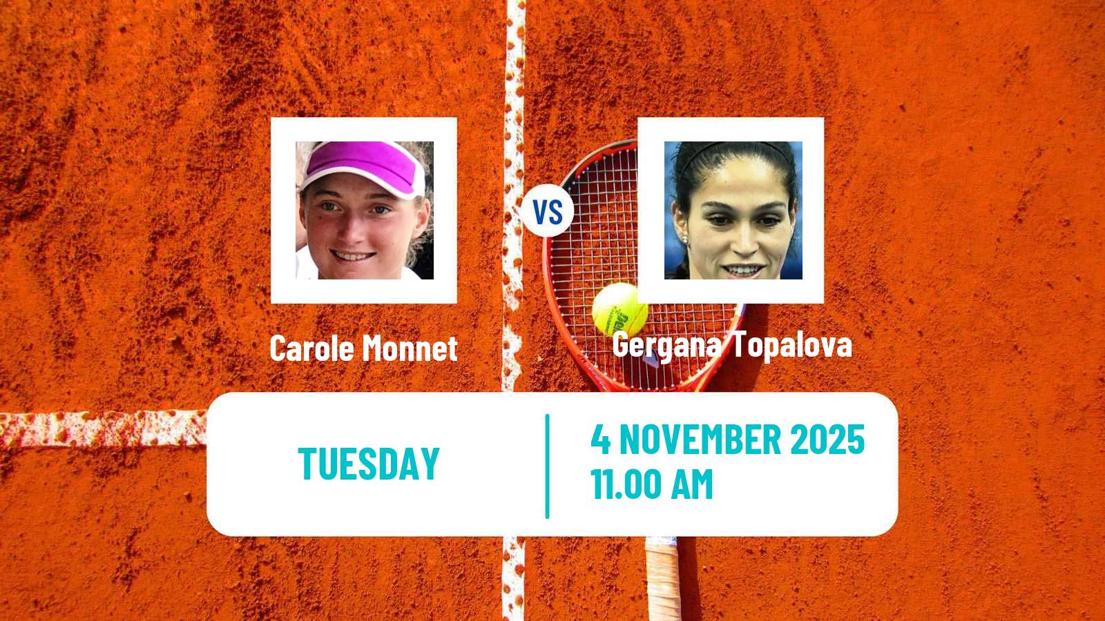 Tennis Tucuman Challenger Women Carole Monnet - Gergana Topalova