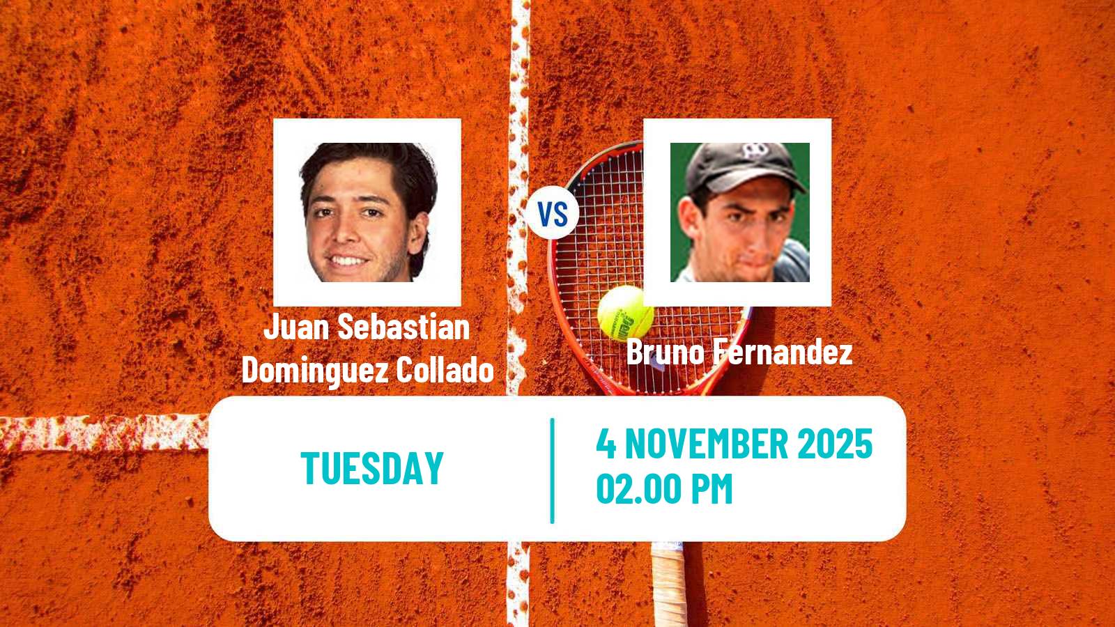 Tennis ITF M15 Valledupar Men Juan Sebastian Dominguez Collado - Bruno Fernandez