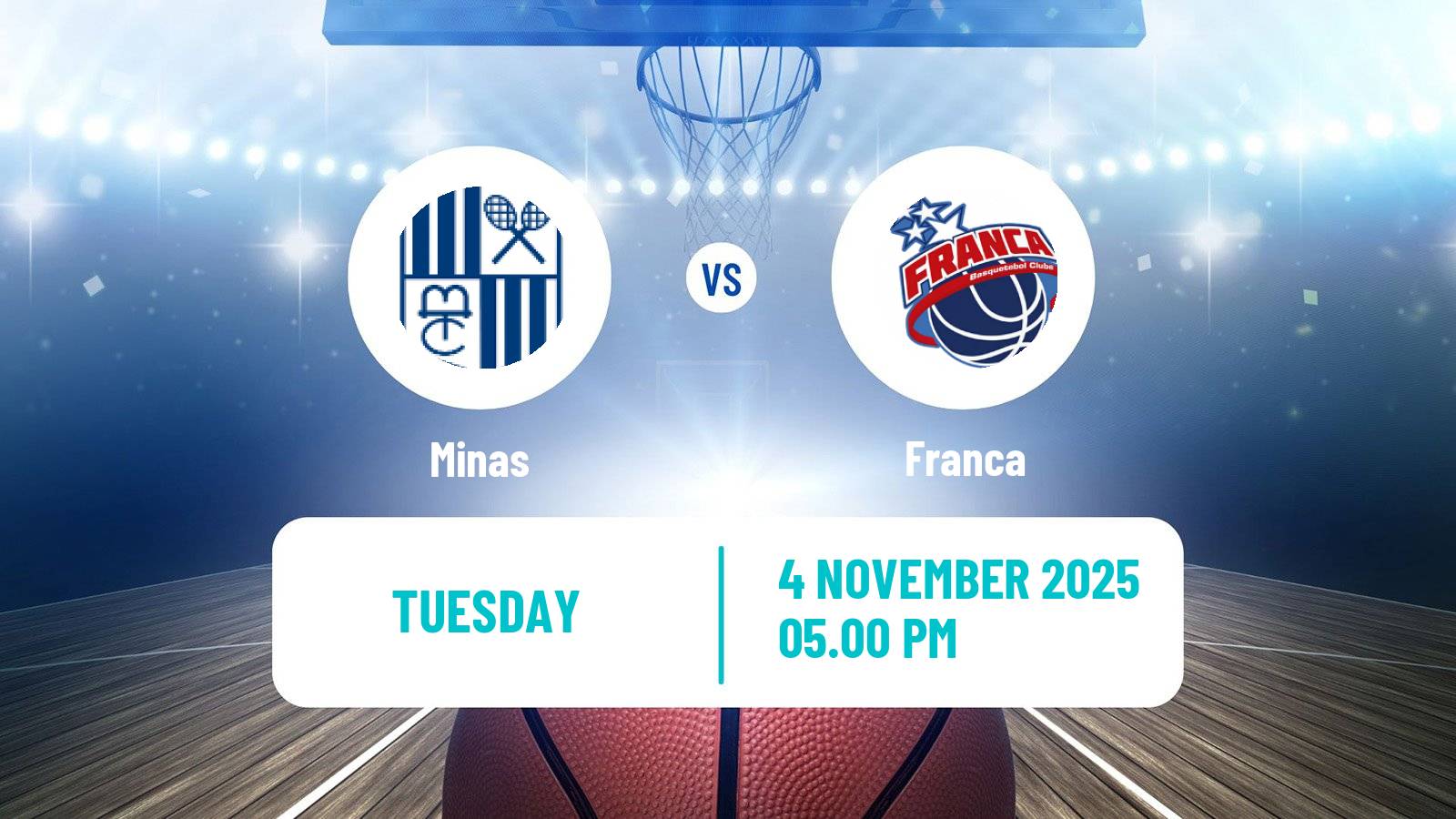 Basketball Brazilian NBB Minas - Franca