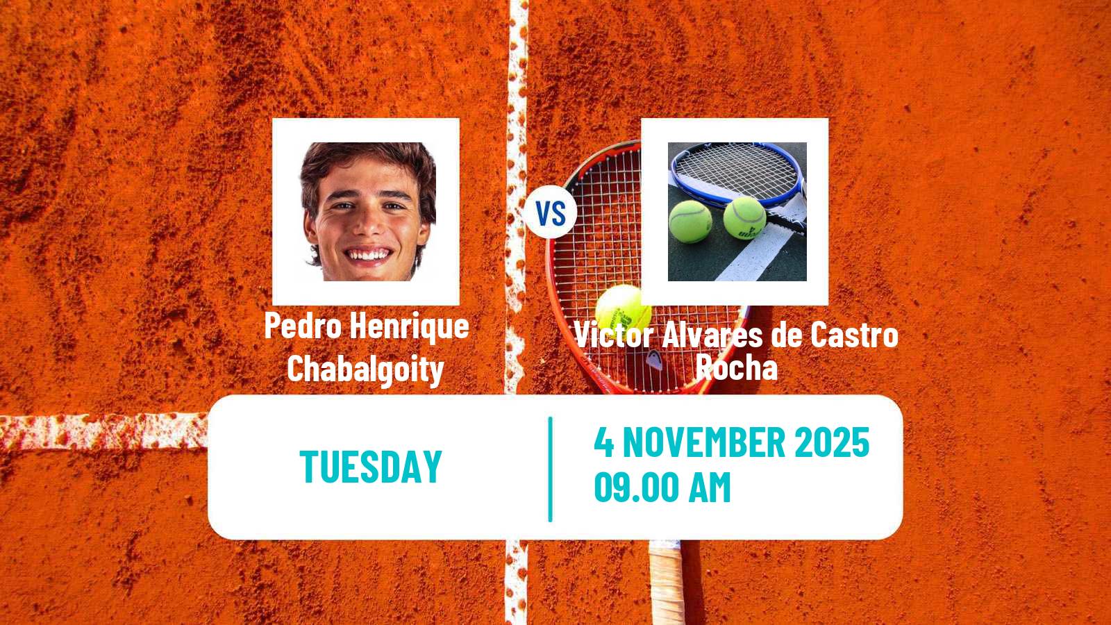 Tennis ITF M25 Santa Cruz Do Sul Men Pedro Henrique Chabalgoity - Victor Alvares de Castro Rocha