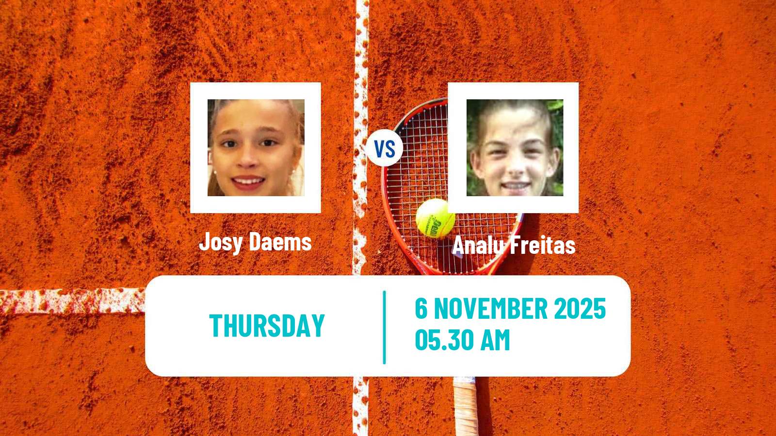 Tennis ITF W35 Faro Women Josy Daems - Analu Freitas