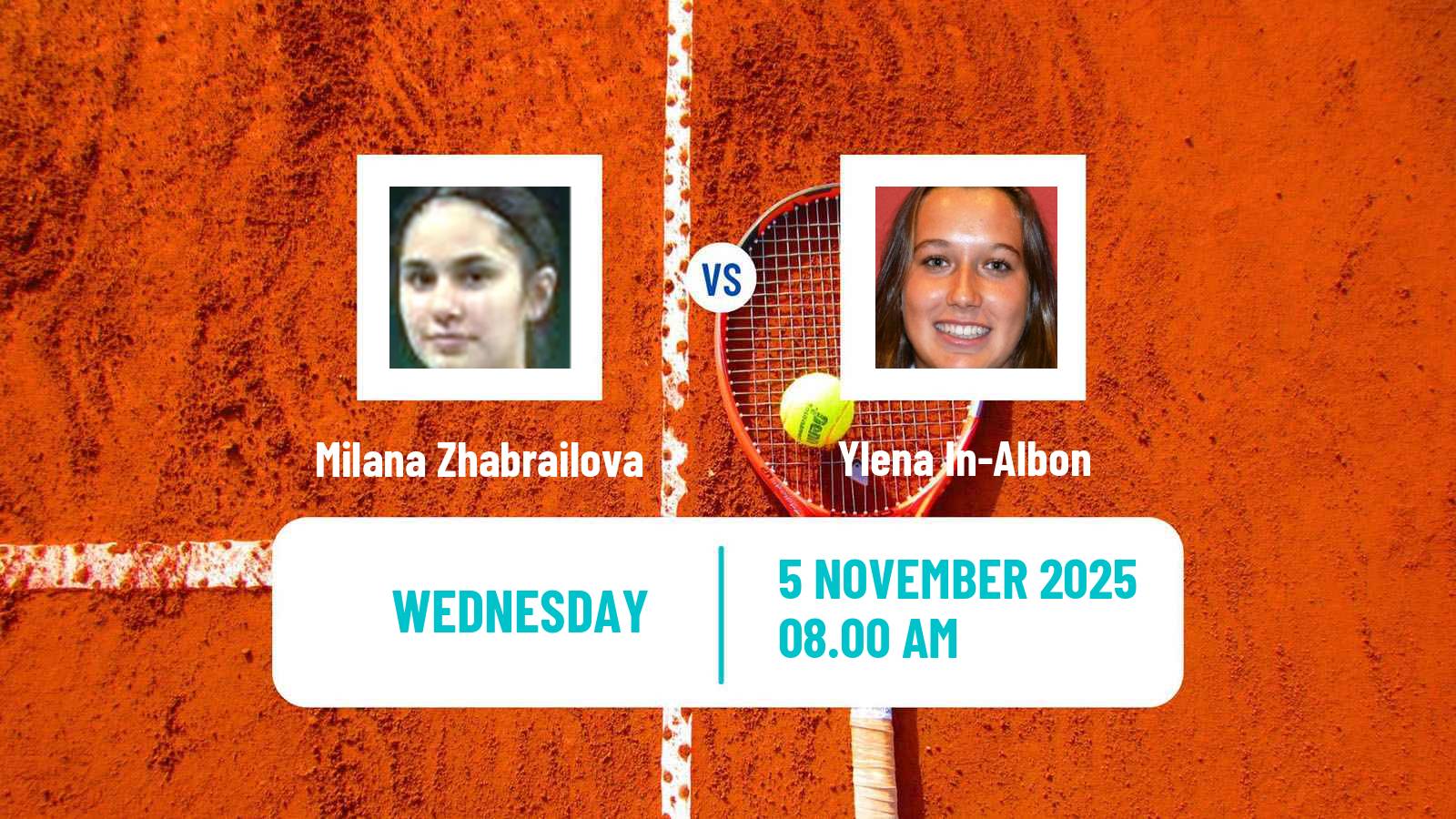 Tennis ITF W35 Faro Women Milana Zhabrailova - Ylena In-Albon