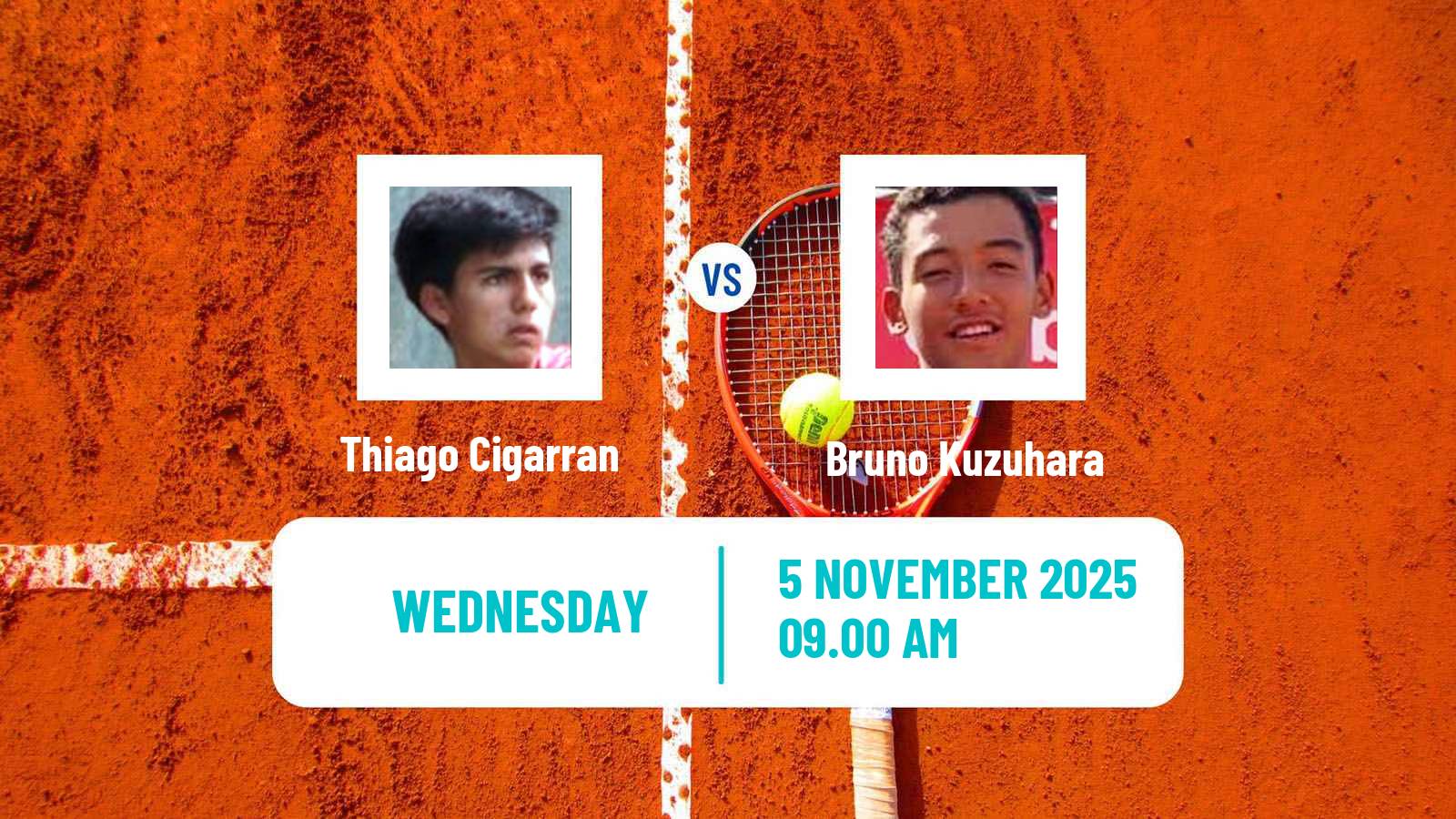 Tennis ITF M25 Santa Cruz Do Sul Men Thiago Cigarran - Bruno Kuzuhara