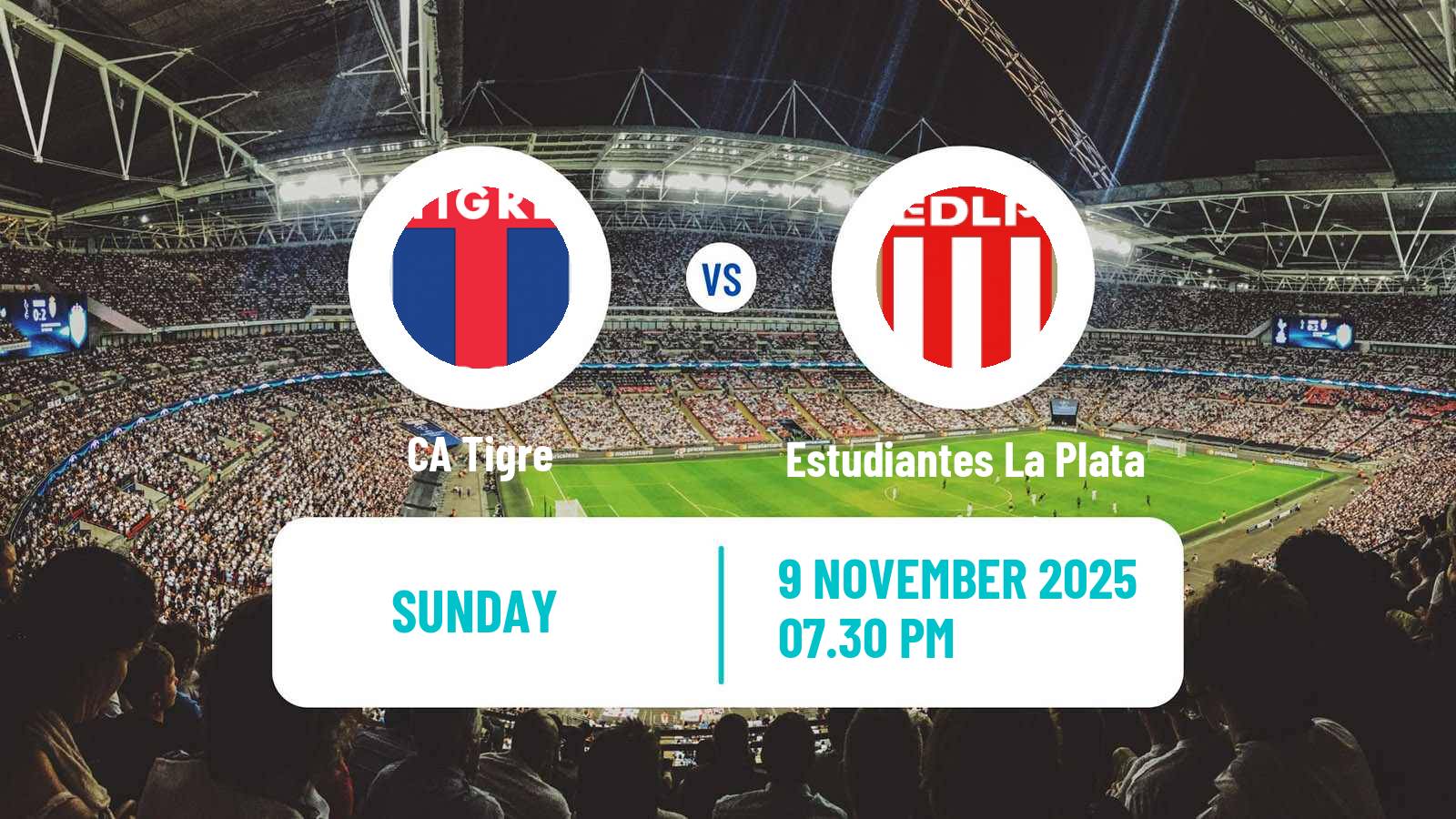 Football Argentinian Liga Profesional Tigre - Estudiantes La Plata