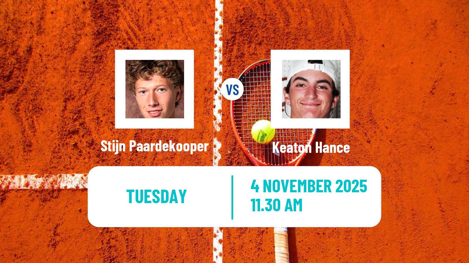 Tennis ITF M15 Orlando Fl 2 Men Stijn Paardekooper - Keaton Hance