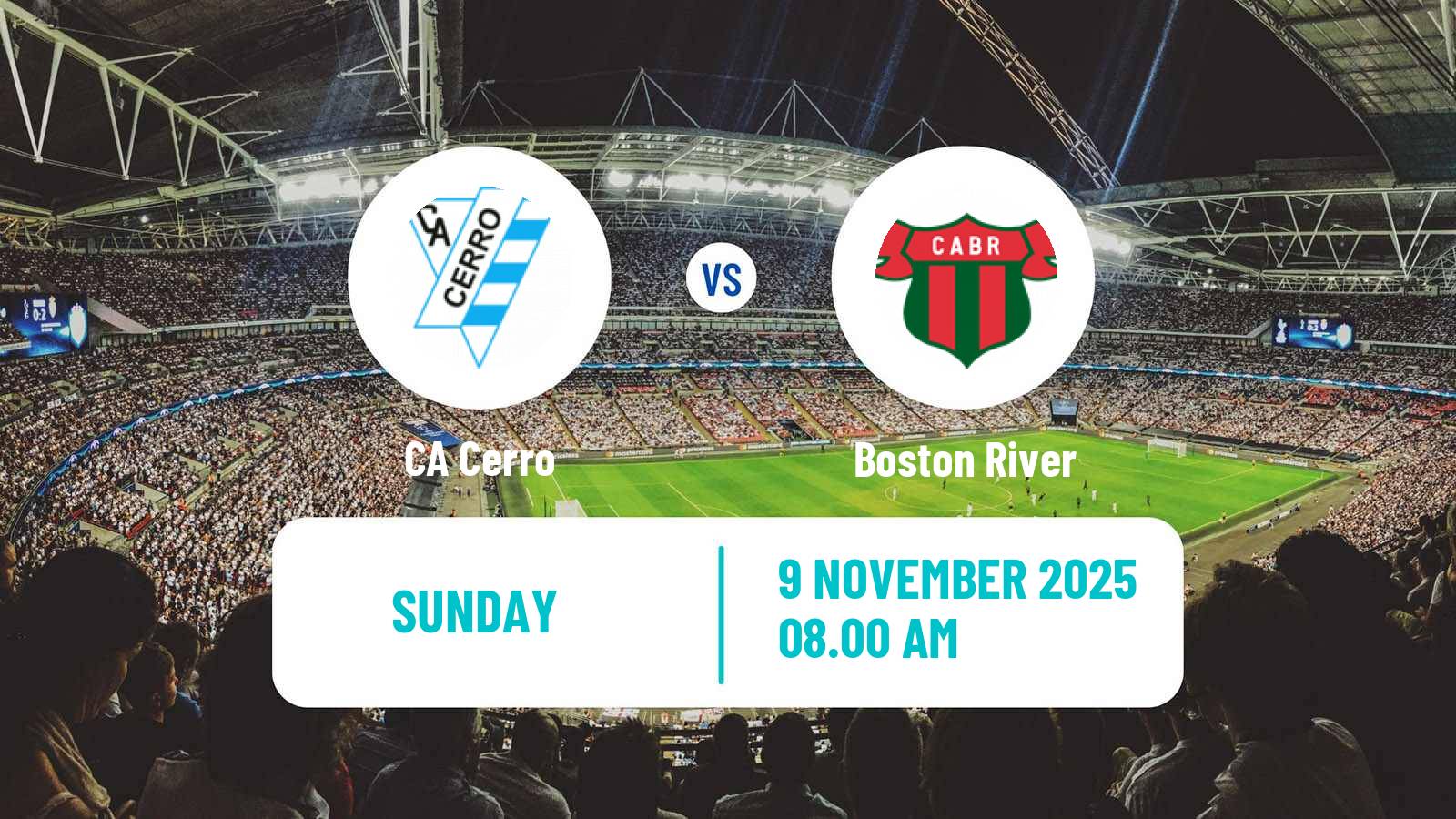 Football Uruguayan Primera Division Cerro - Boston River