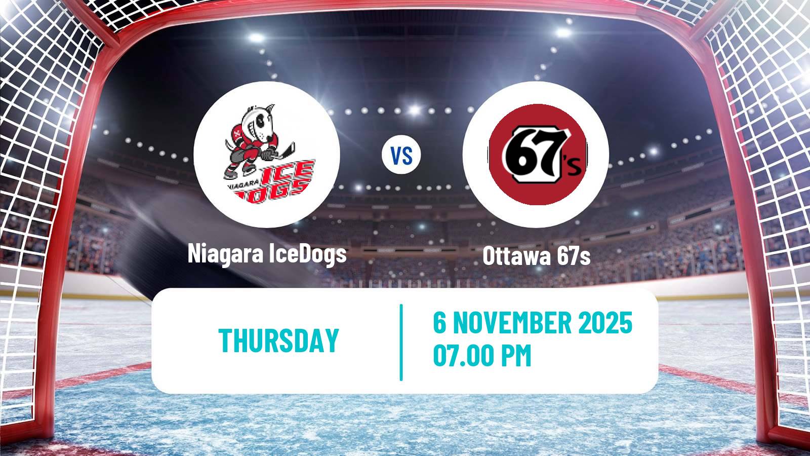 Hockey OHL Niagara IceDogs - Ottawa 67s