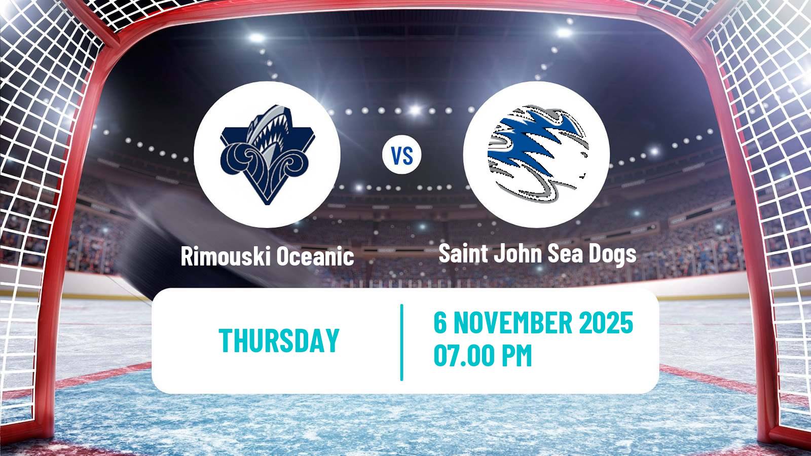 Hockey QMJHL Rimouski Oceanic - Saint John Sea Dogs
