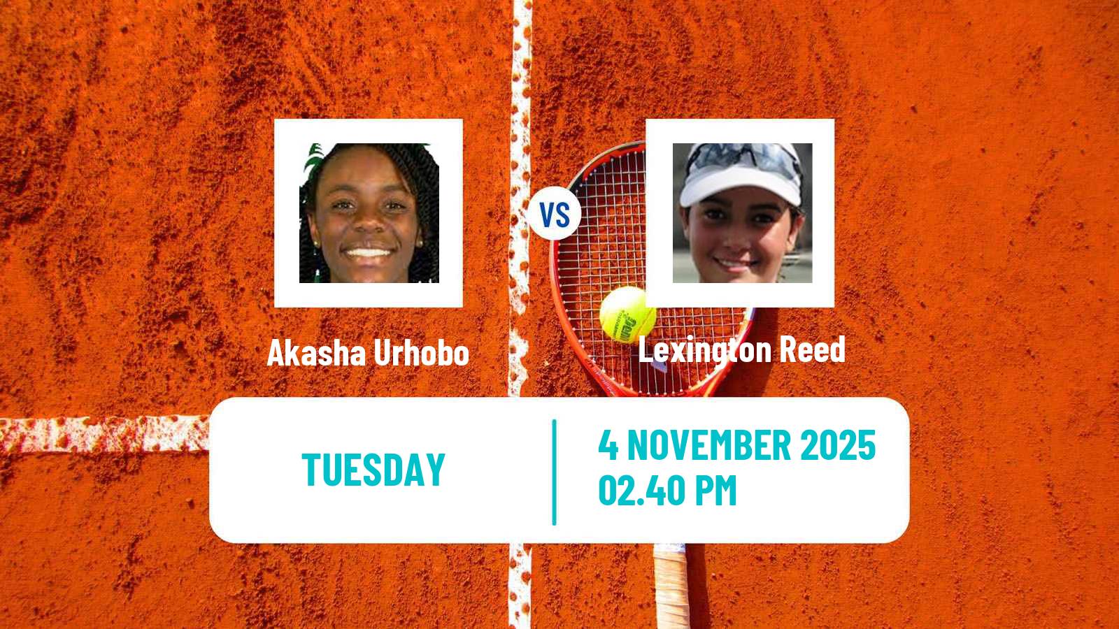 Tennis ITF W35 Orlando Fl 2 Women Akasha Urhobo - Lexington Reed