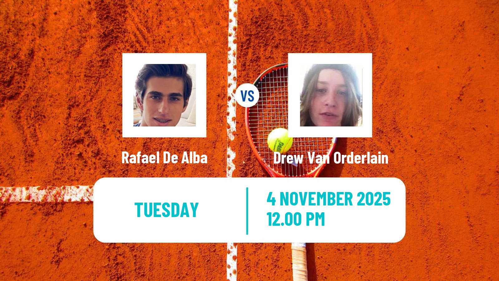 Tennis ITF M25 Guadalajara Men Rafael De Alba - Drew Van Orderlain