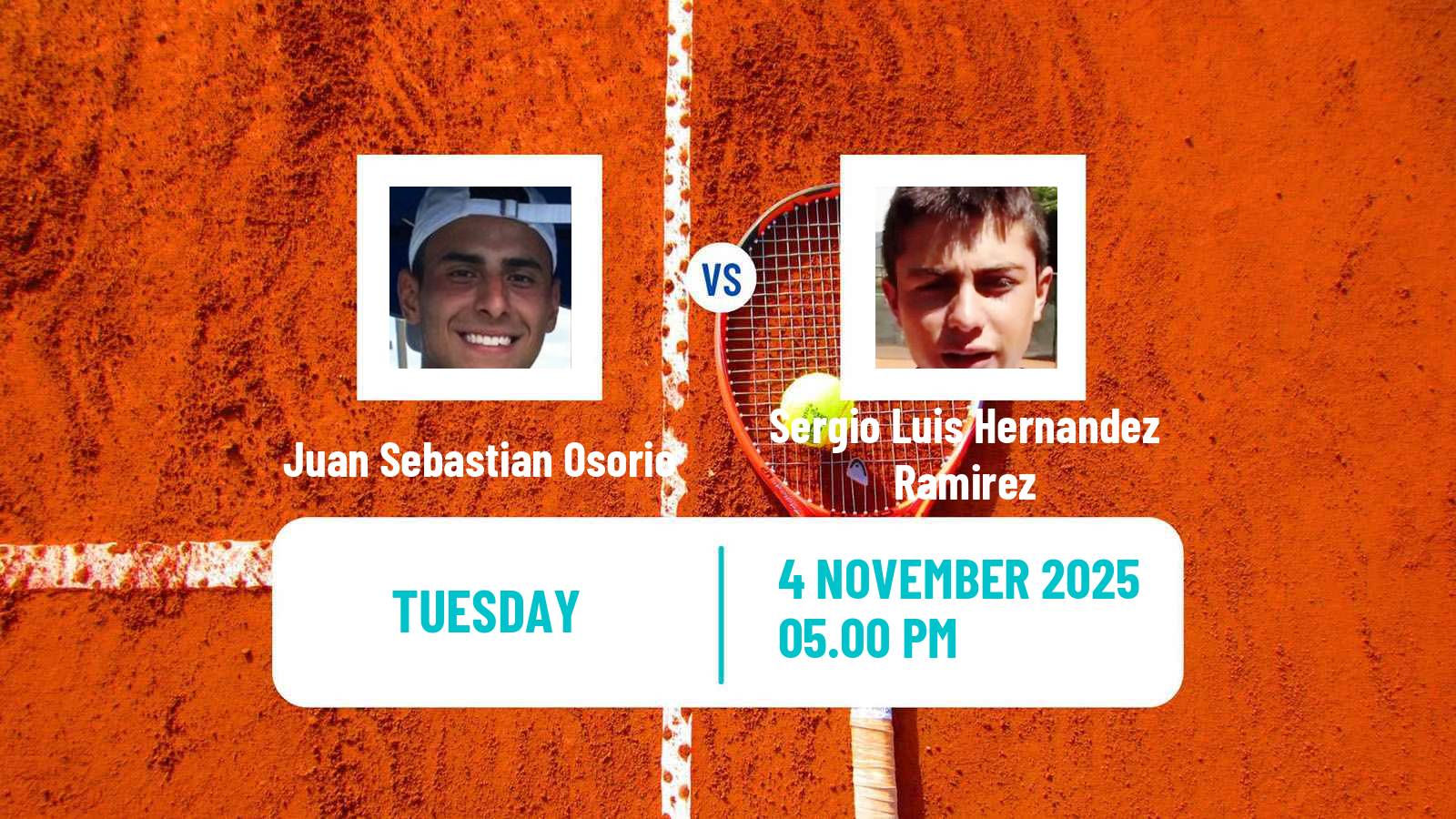 Tennis ITF M15 Valledupar Men Juan Sebastian Osorio - Sergio Luis Hernandez Ramirez