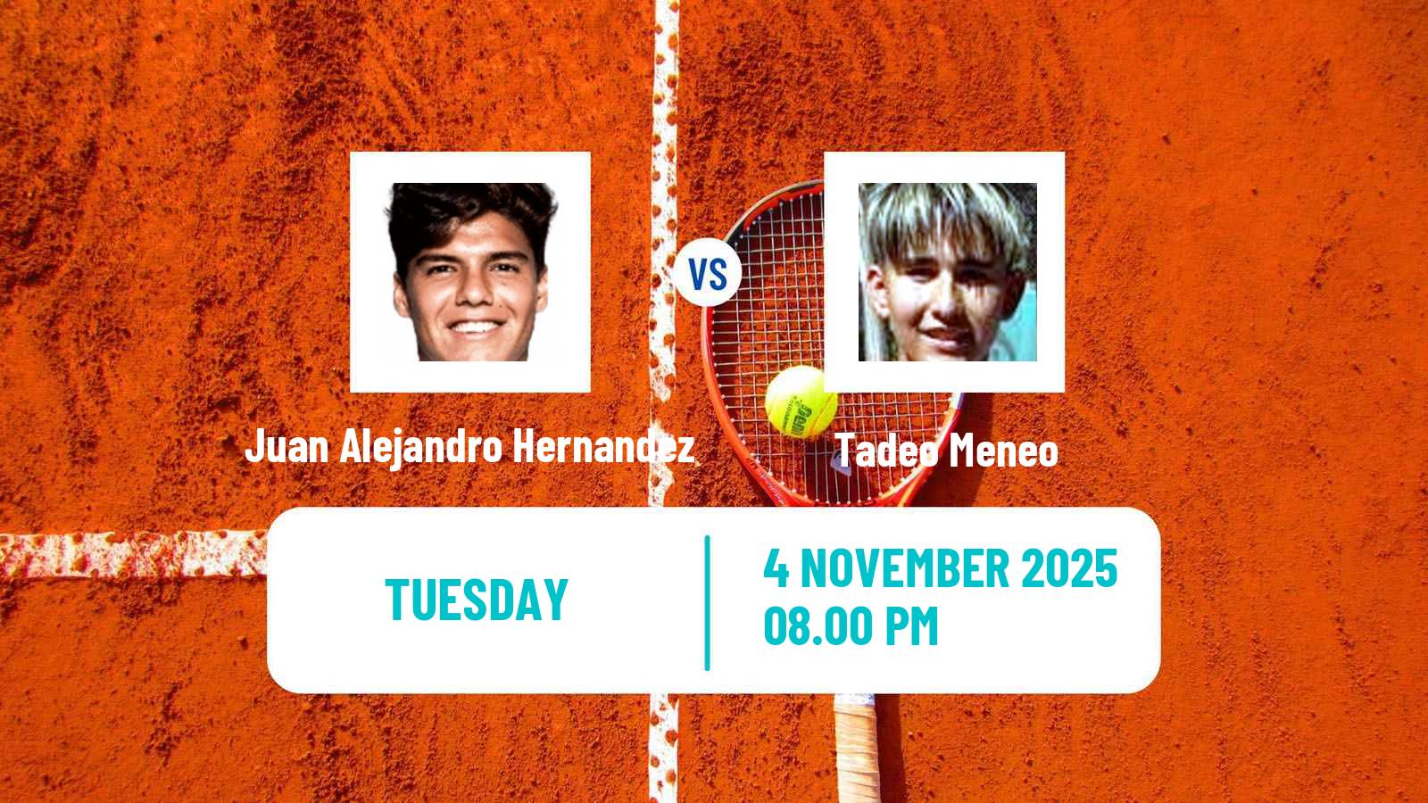 Tennis ITF M25 Guadalajara Men Juan Alejandro Hernandez - Tadeo Meneo