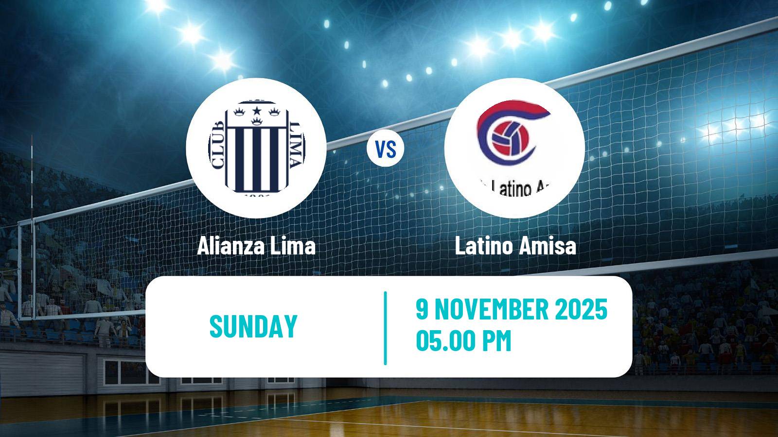 Volleyball Peruvian LNSV Women Alianza Lima - Latino Amisa