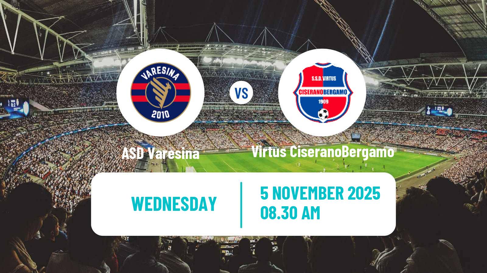 Football Coppa Italia Serie D Varesina - Virtus CiseranoBergamo