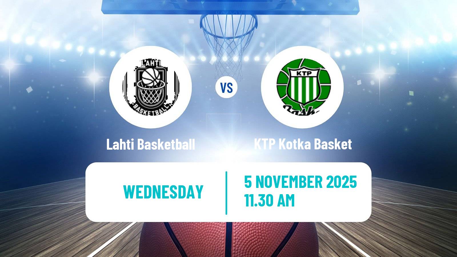 Basketball Finnish Korisliiga Lahti Basketball - KTP Kotka Basket