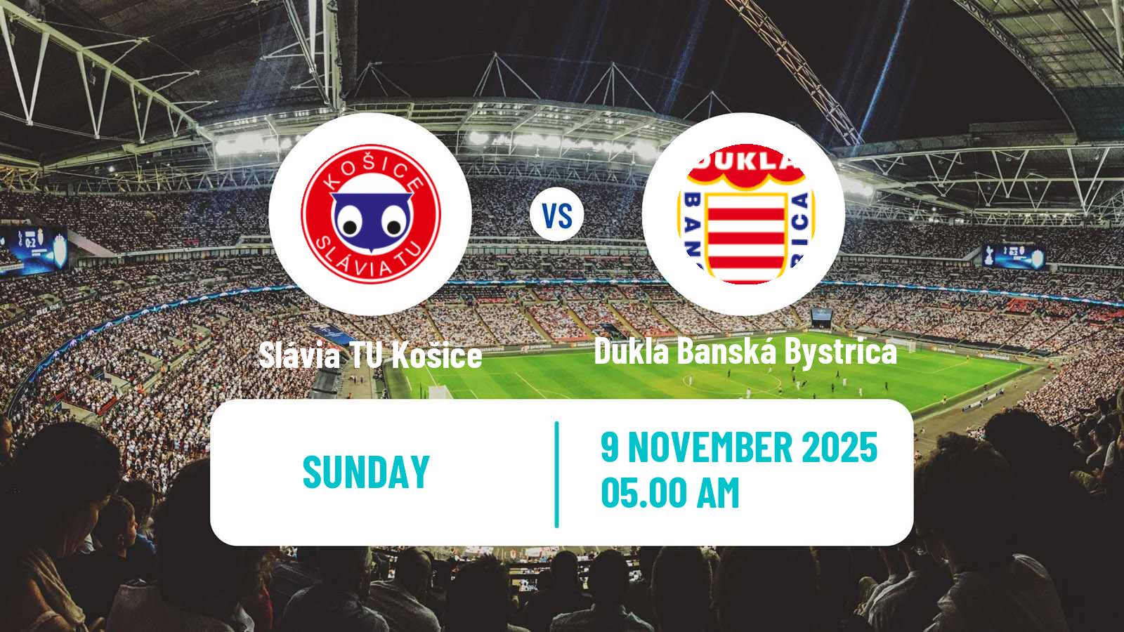 Football Slovak 2 Liga Slávia TU Košice - Dukla Banská Bystrica