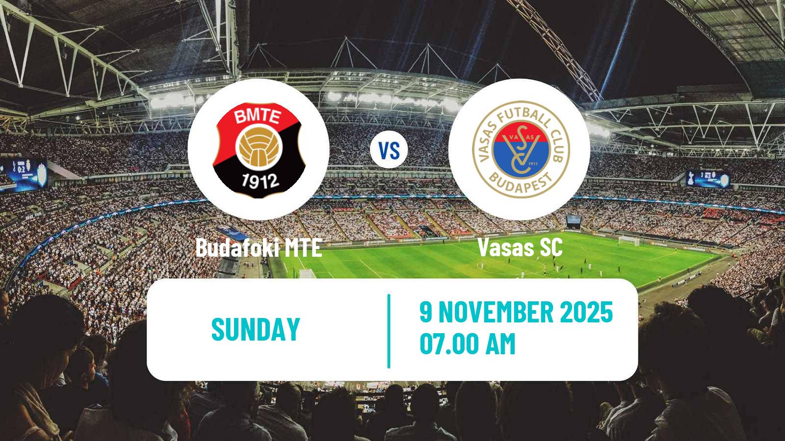 Football Hungarian NB II Budafoki - Vasas