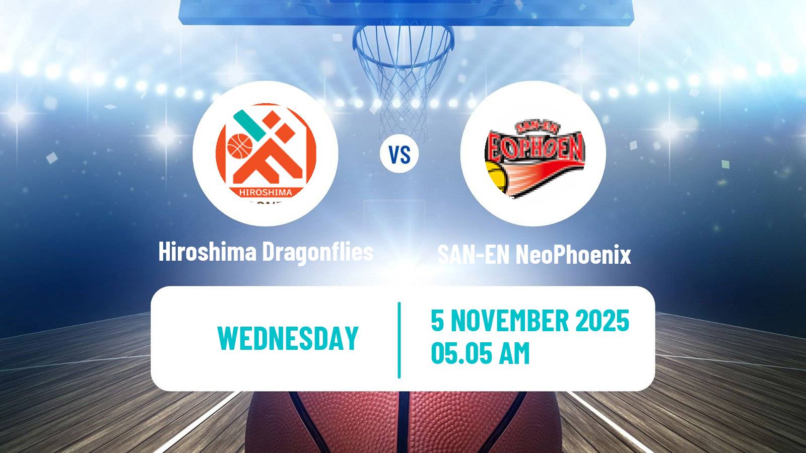 Basketball BJ League Hiroshima Dragonflies - SAN-EN NeoPhoenix
