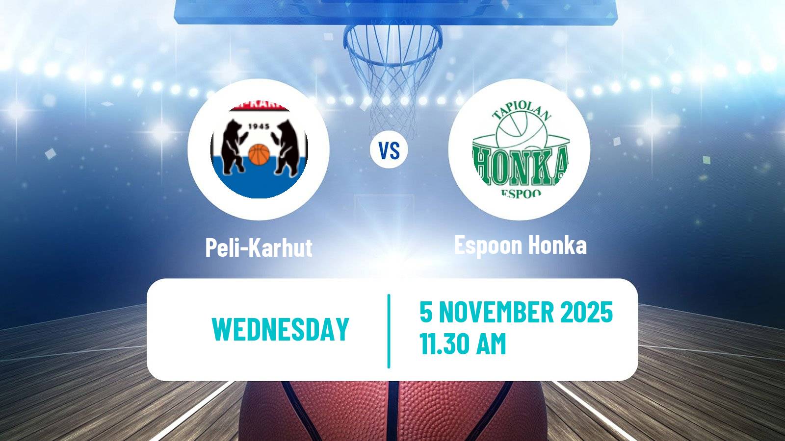 Basketball Finnish Korisliiga Women Peli-Karhut - Espoon Honka