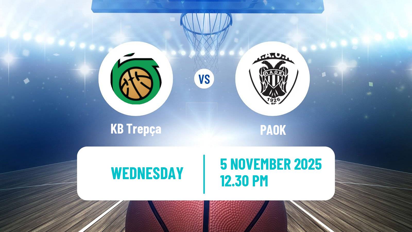 Basketball FIBA Europe Cup Trepça - PAOK