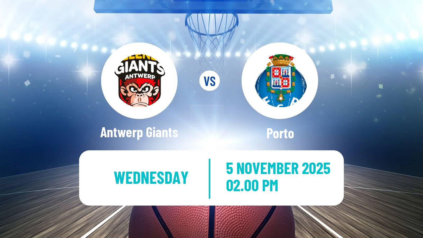 Basketball FIBA Europe Cup Antwerp Giants - Porto