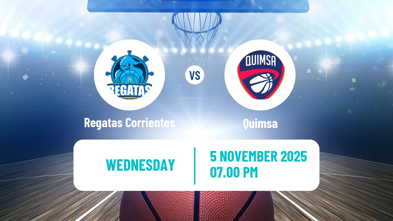 Basketball Argentinian LNB Regatas Corrientes - Quimsa