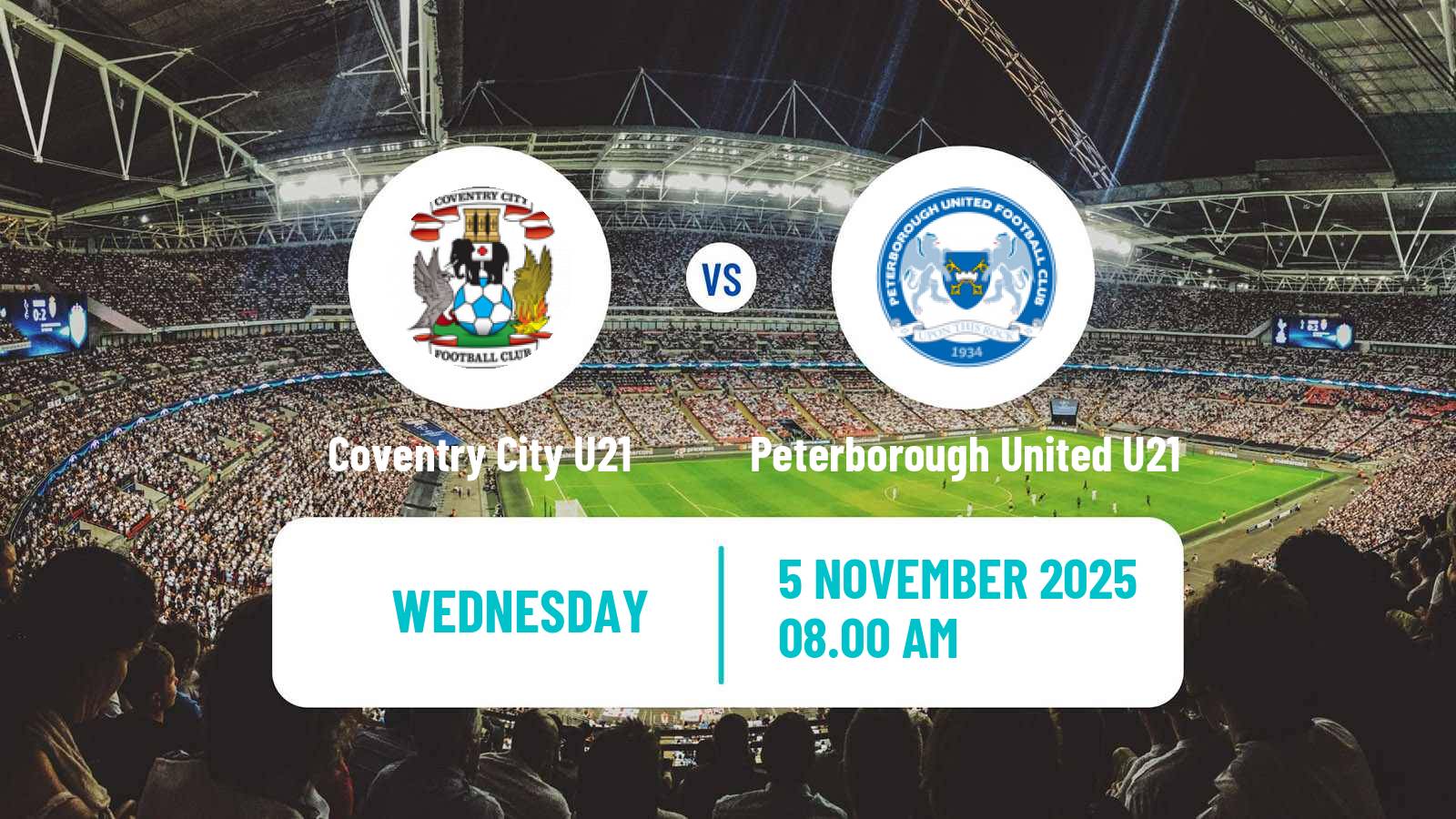 Football English Professional Development League Coventry City U21 - Peterborough United U21