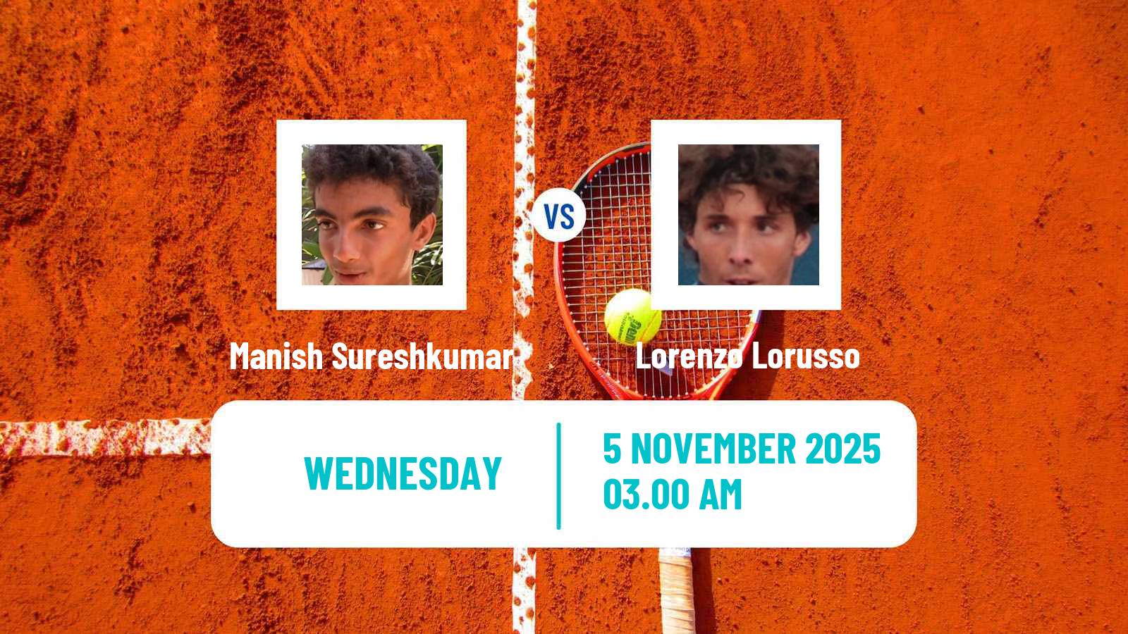 Tennis ITF M15 Manama Men Manish Sureshkumar - Lorenzo Lorusso