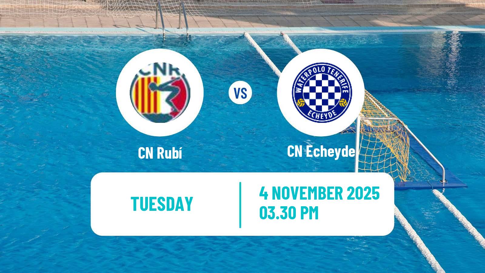 Water polo Spanish Liga Premaat Rubí - Echeyde