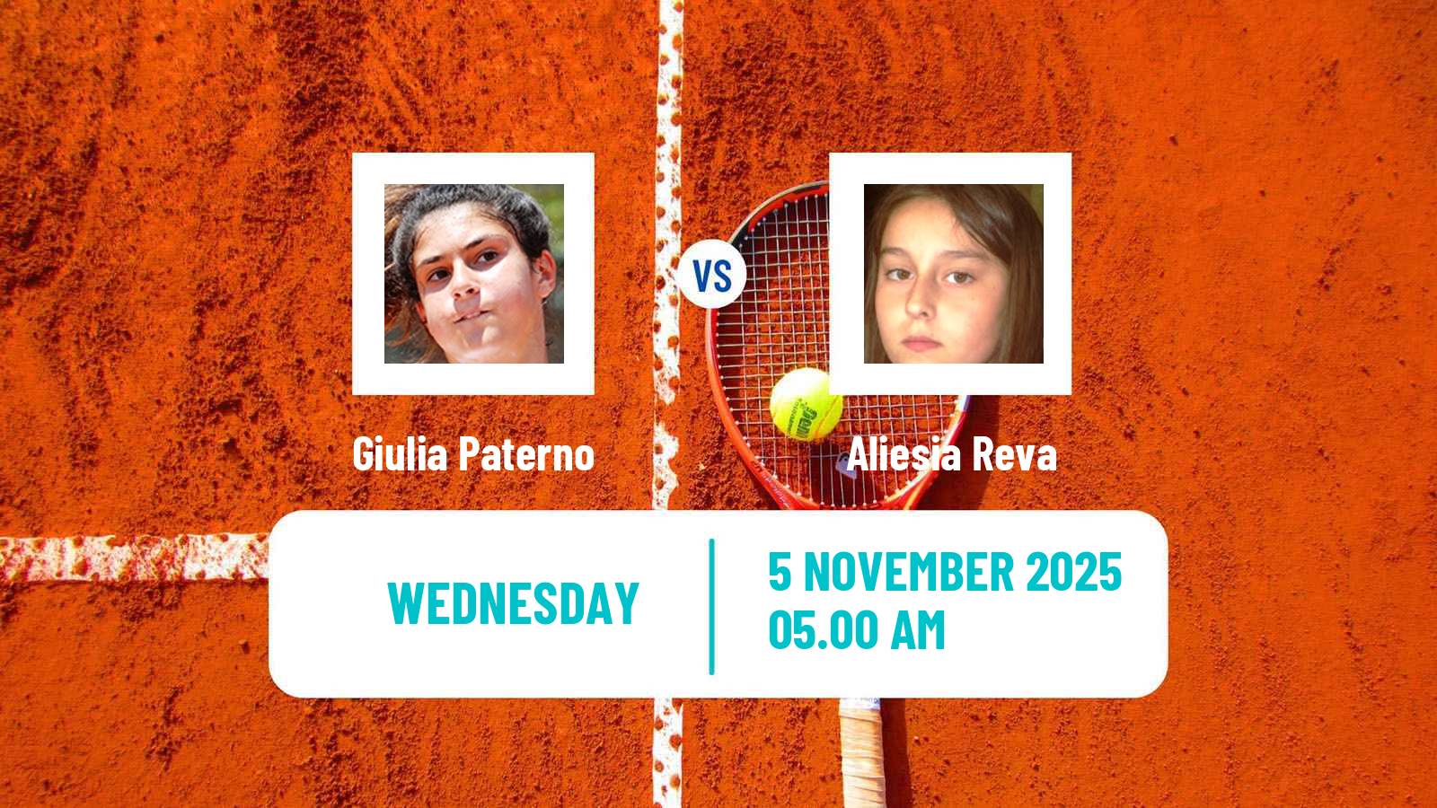 Tennis ITF W15 Solarino 2 Women Giulia Paterno - Aliesia Reva