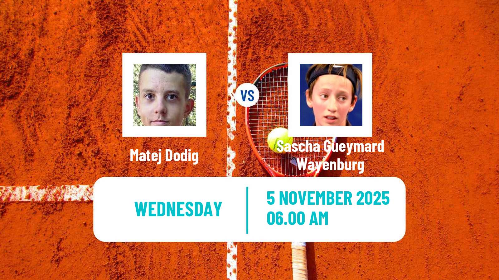 Tennis Helsinki Challenger Men Matej Dodig - Sascha Gueymard Wayenburg