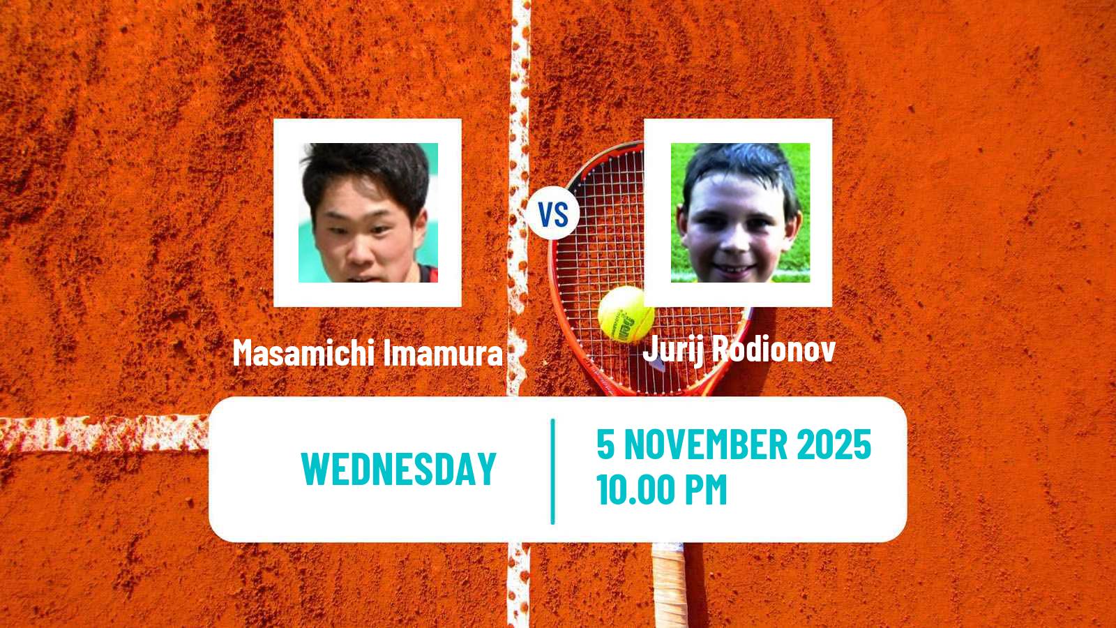 Tennis Taipei Challenger Men Masamichi Imamura - Jurij Rodionov