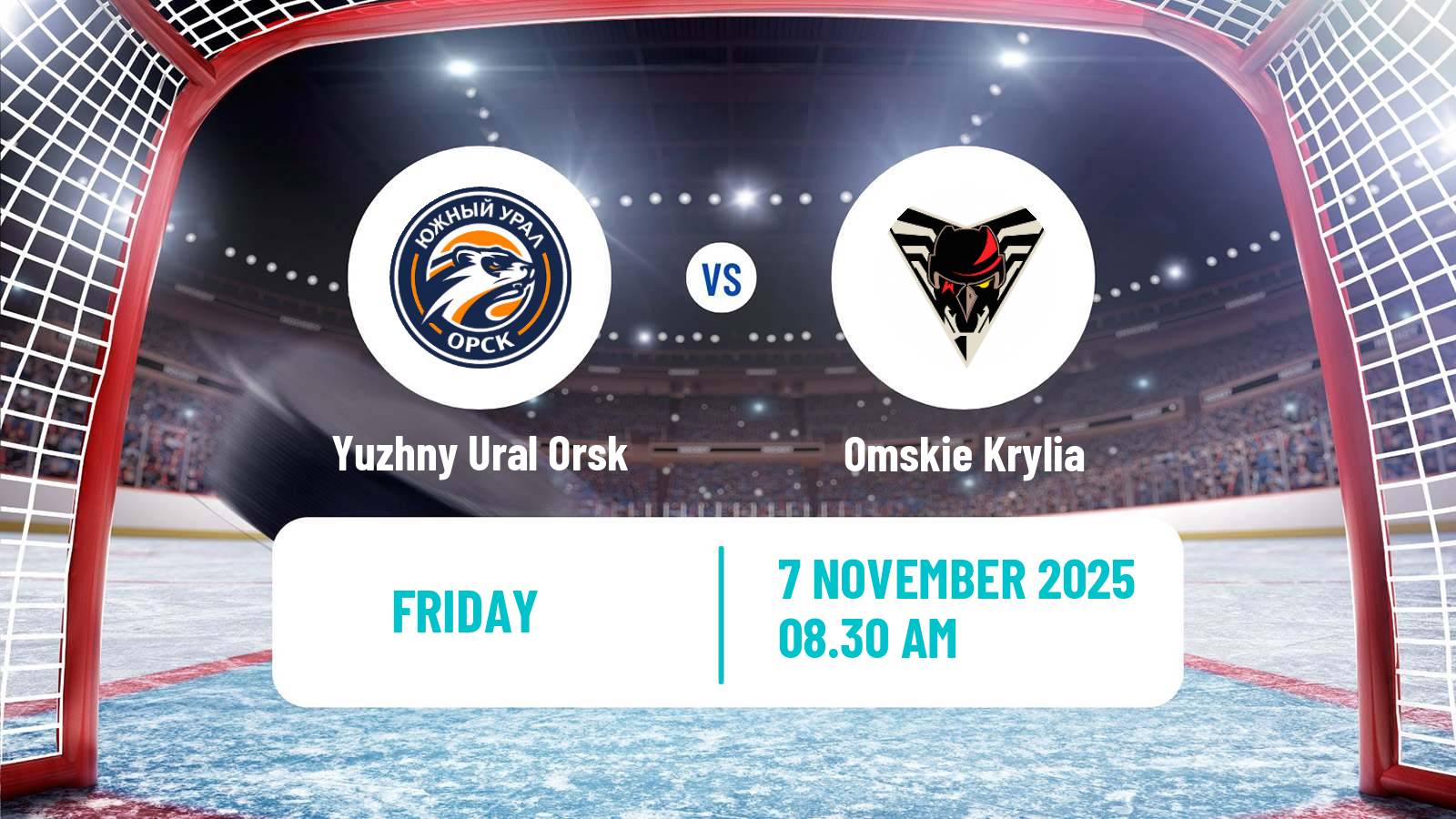 Hockey VHL Yuzhny Ural Orsk - Omskie Krylia