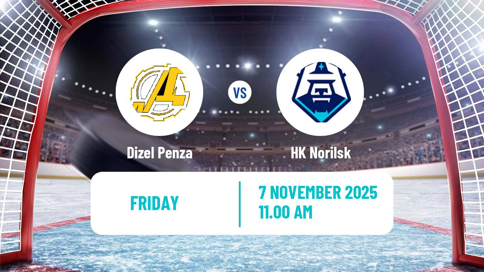 Hockey VHL Dizel Penza - Norilsk