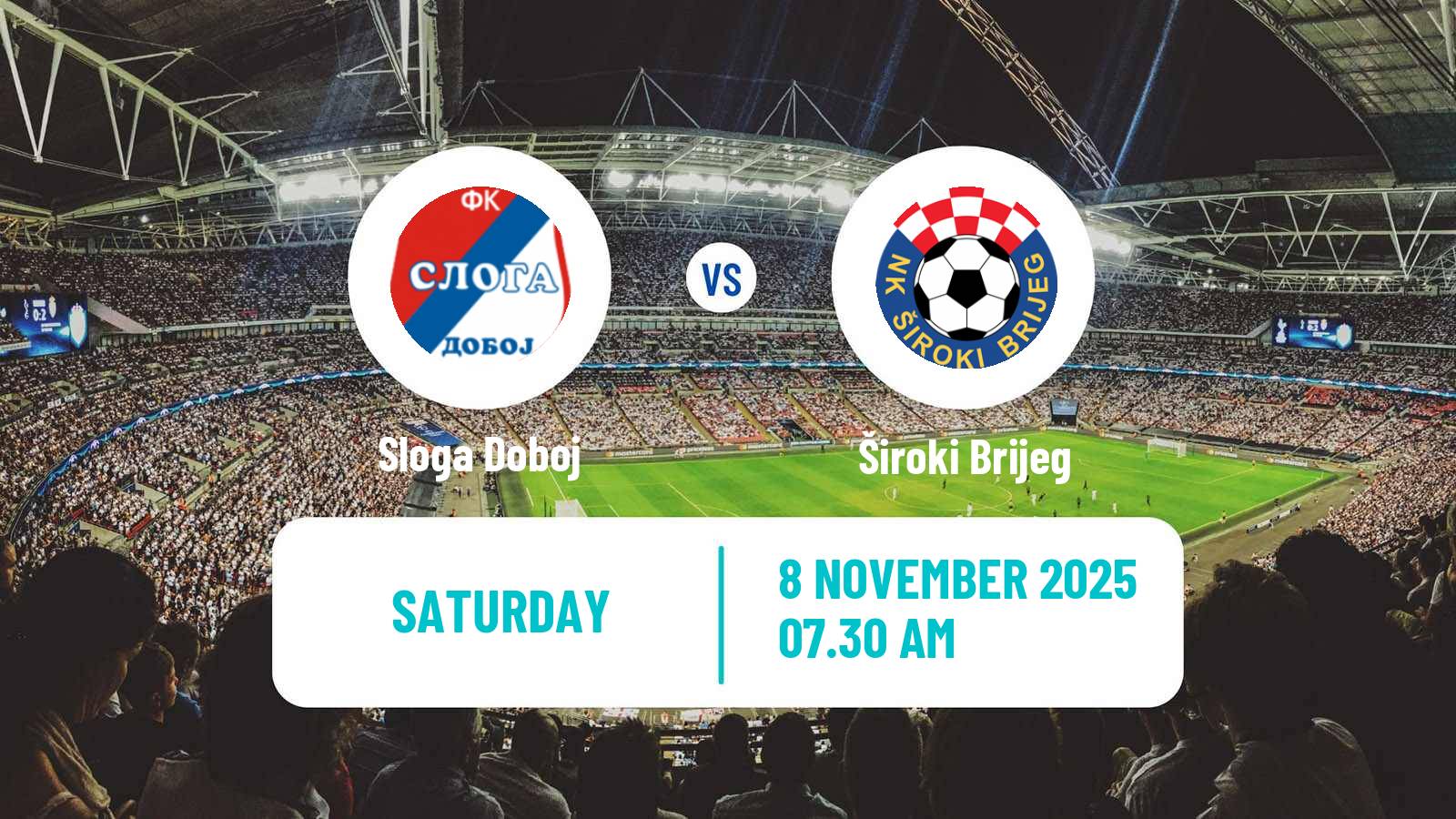 Football Bosnian Premier League Sloga Doboj - Široki Brijeg
