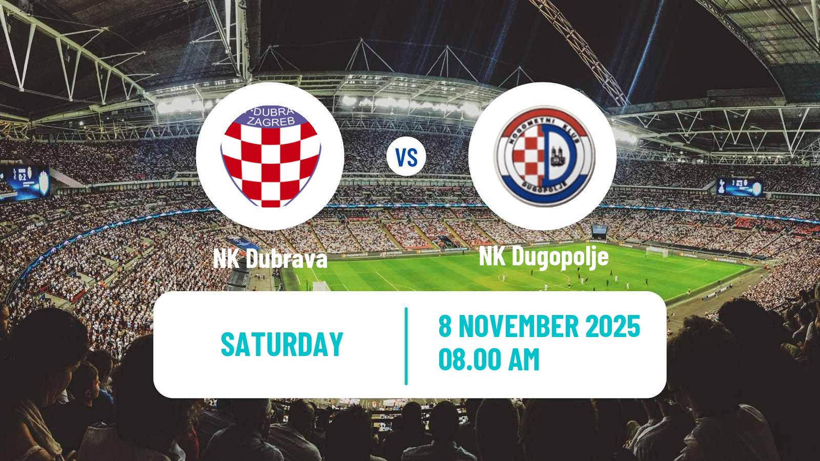 Football Croatian Prva NL Dubrava - Dugopolje