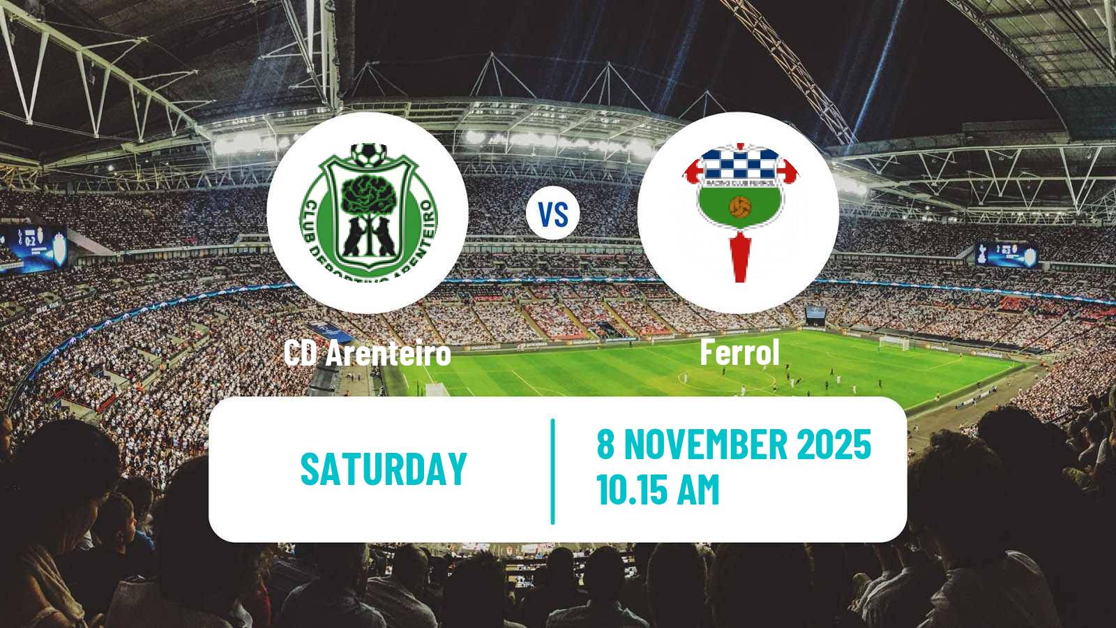 Football Spanish Primera RFEF Group 1 Arenteiro - Ferrol