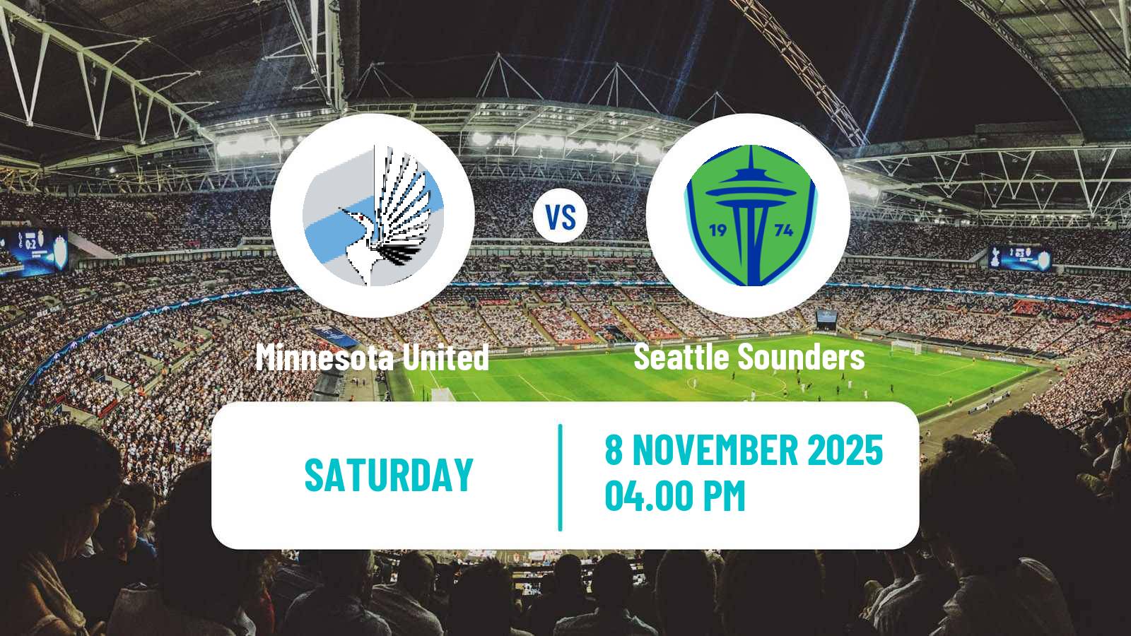 Football MLS Minnesota United - Seattle Sounders