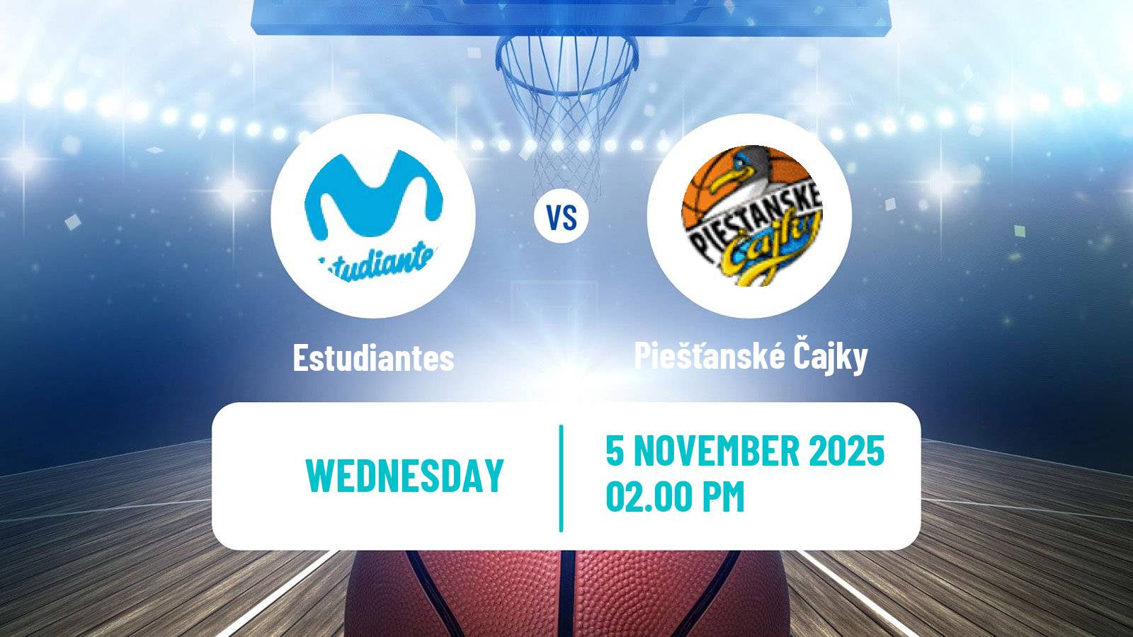 Basketball Eurocup Women Estudiantes - Piešťanské Čajky