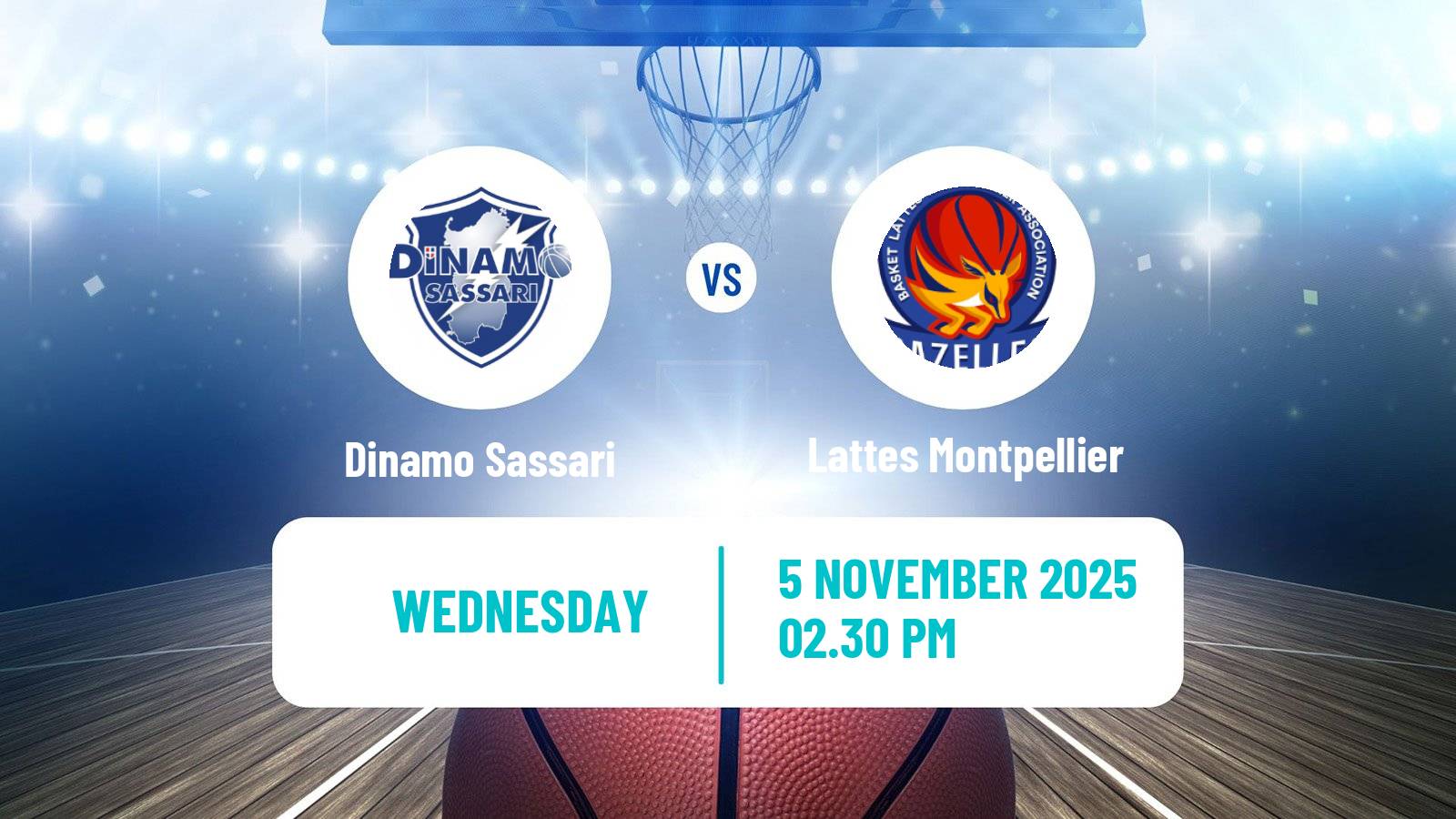 Basketball Eurocup Women Dinamo Sassari - Lattes Montpellier