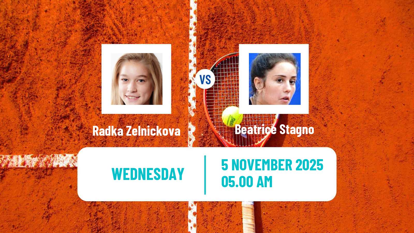 Tennis ITF W15 Monastir 38 Women Radka Zelnickova - Beatrice Stagno