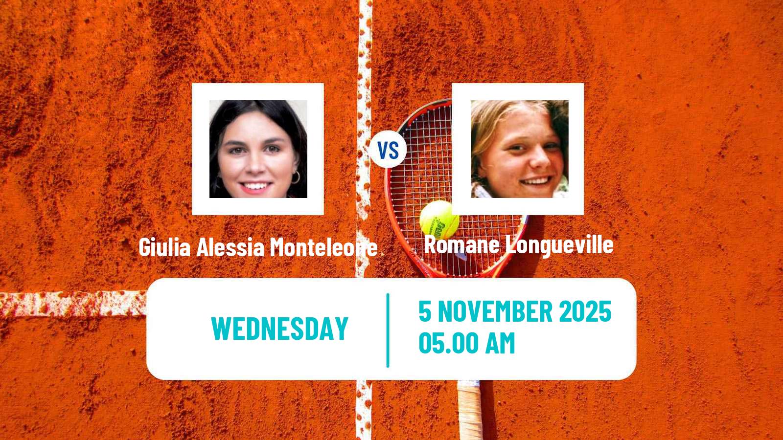 Tennis ITF W15 Monastir 38 Women Giulia Alessia Monteleone - Romane Longueville