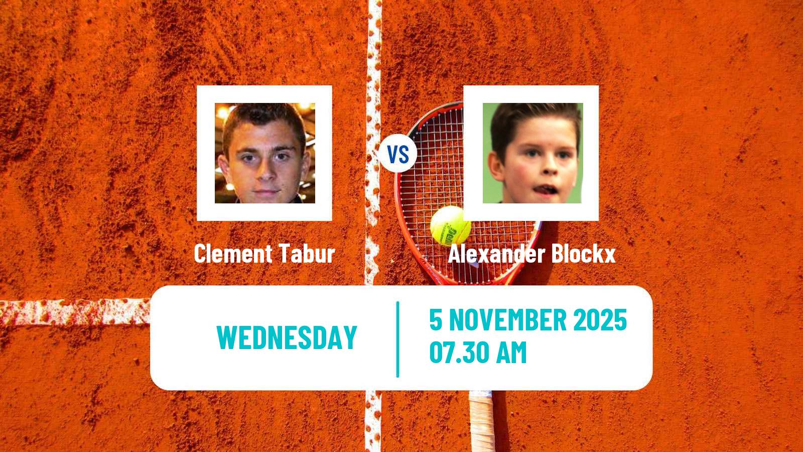 Tennis ATP Metz Clement Tabur - Alexander Blockx